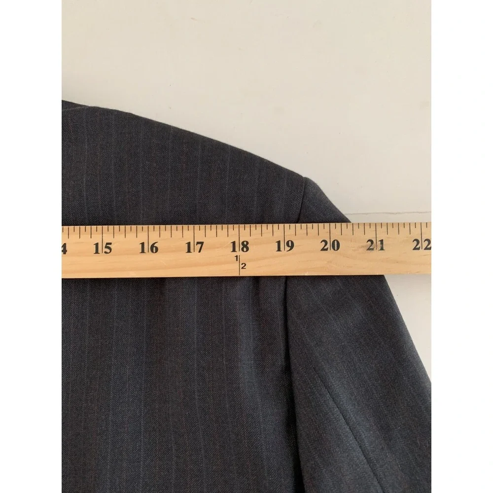 Banana Republic Mens Blazer 44 Black‎ Modern Italy Wool Suit Jacket Sport Coat